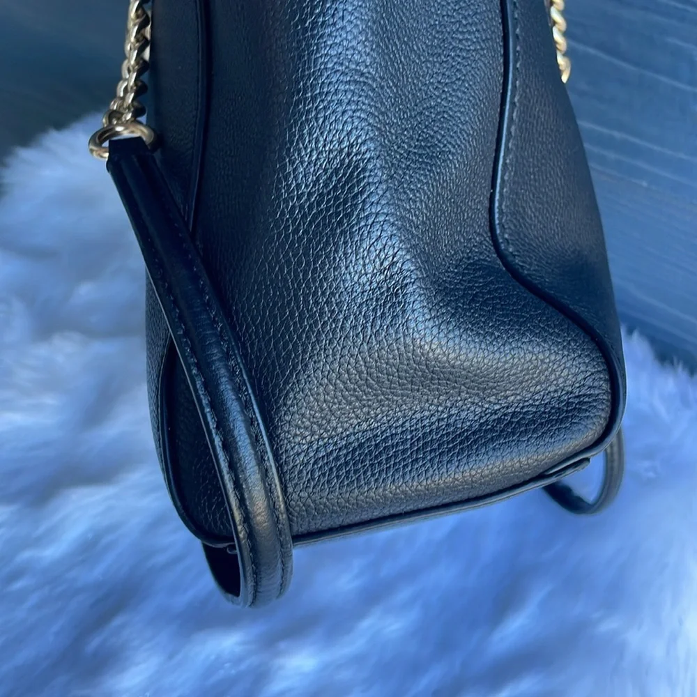 Coach Turnlock 27 Chain Leather Mollie Marley Tote Ava City - Picture 12 of 12